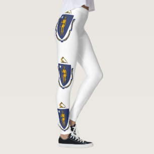 Massachusetts State Flag Leggings
