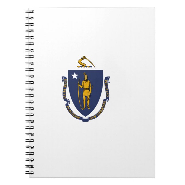 Massachusetts State Flag Notebook (Front)