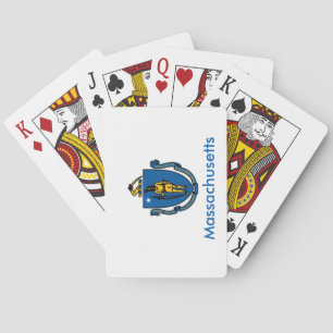 Massachusetts State Flag Playing Cards
