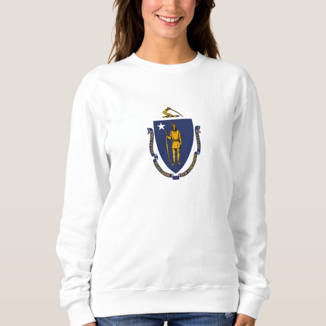 Massachusetts State Flag Sweatshirt (Front)