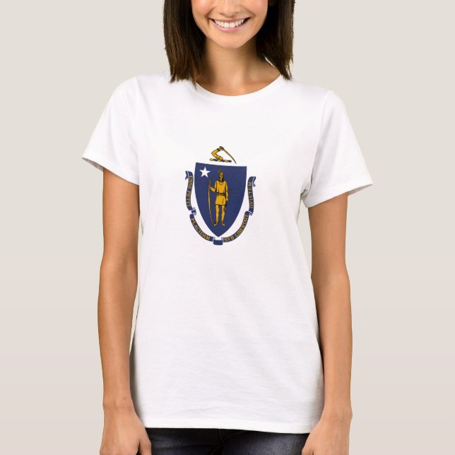 Massachusetts State Flag T-Shirt (Front)