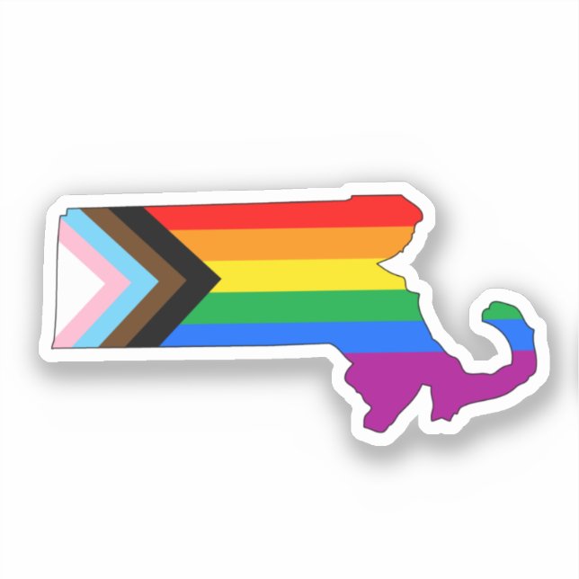 Massachusetts State Pride LGBTQ Progress Pride (Front)