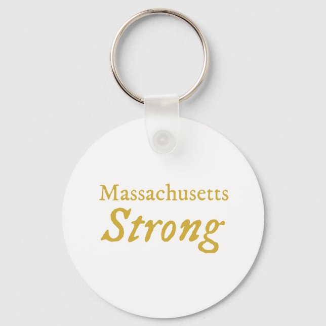 Massachusetts Strong Key Ring (Front)