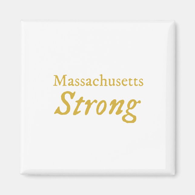 Massachusetts Strong  Magnet (Front)