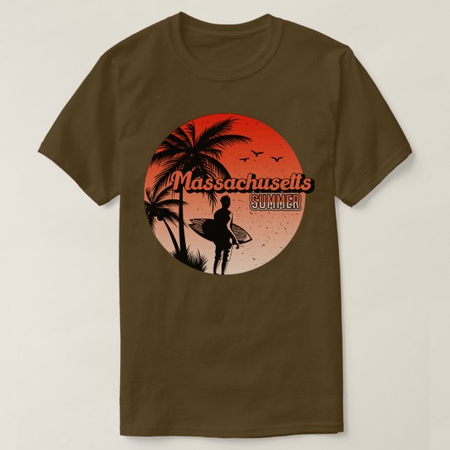 Massachusetts summer fun  T-Shirt (Design Front)
