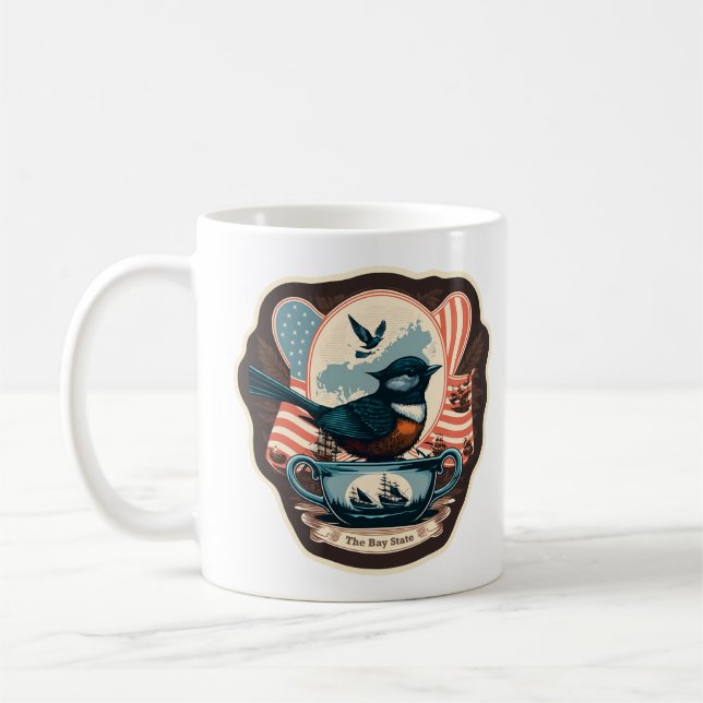 Massachusetts - The Bay State Coffee Mug (Left)