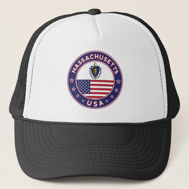Massachusetts Trucker Hat (Front)