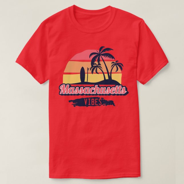 Massachusetts vibes1  T-Shirt (Design Front)