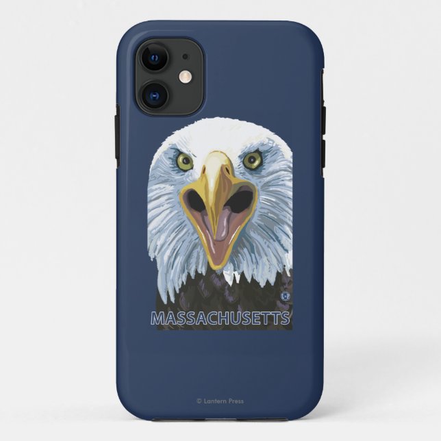 MassachusettsEagle Up Close Case-Mate iPhone Case (Back)