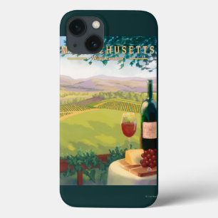 MassachusettsWine Country Scene iPhone 13 Case