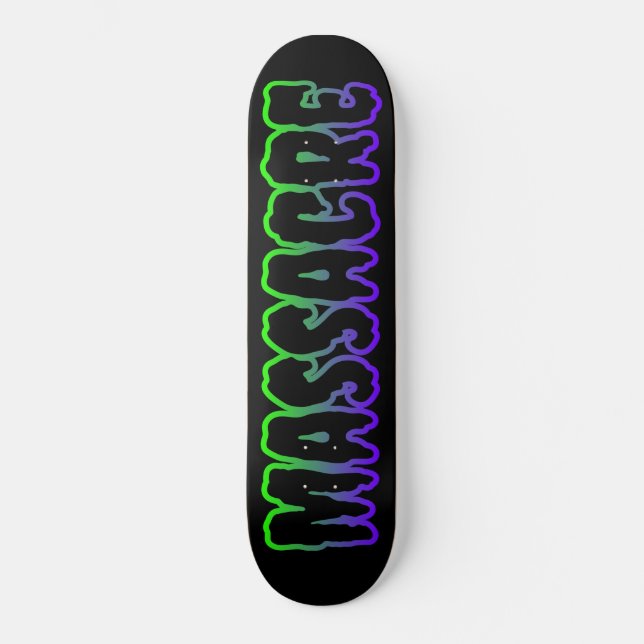 Massacre: Logo Skateboard Deck (Front)