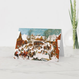 Massacre of the Innocents by Pieter Bruegel Card