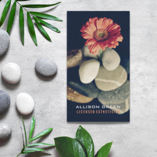 Massage Aromatherapy Salon E S T H E T I C I A N Business Card