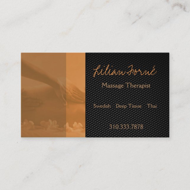Massage Business Card (Front)