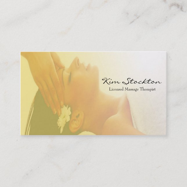 massage business card (Front)
