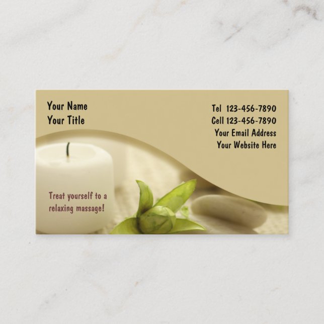 Massage Business Card (Front)