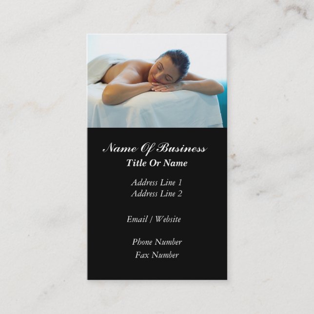 Massage Business Card (Front)