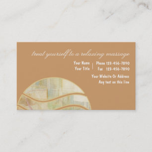 Massage Business Cards