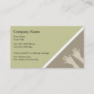 Massage Business Cards