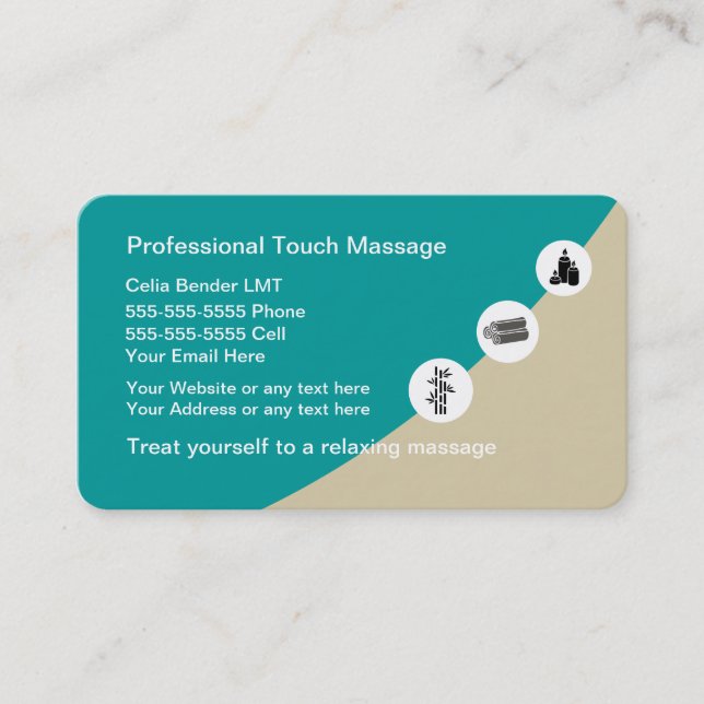 Massage Business Cards (Front)