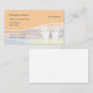 Massage Business Cards