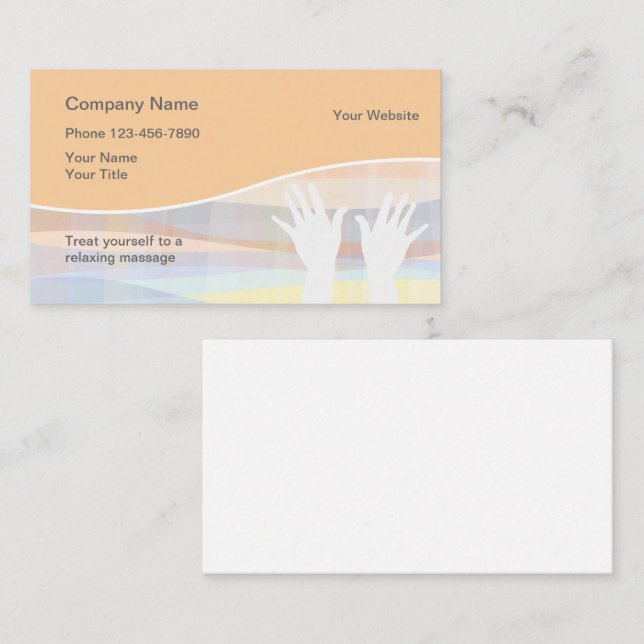 Massage Business Cards (Front/Back)