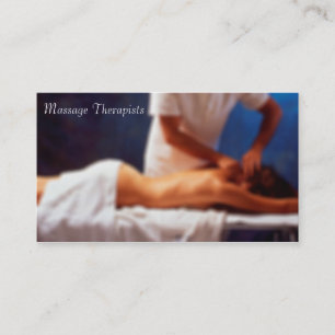 Massage business cards