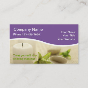 Massage Business Cards
