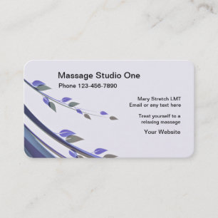 Massage Business Cards