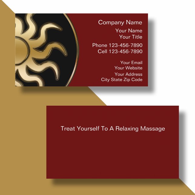 Massage Business Cards (Creator Uploaded)