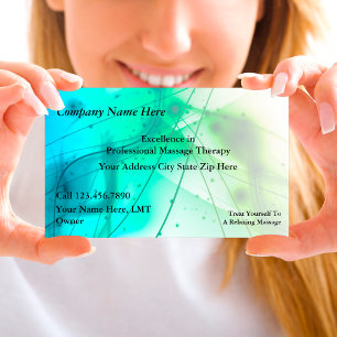 Massage Business Cards