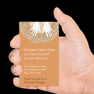 Massage Business Cards