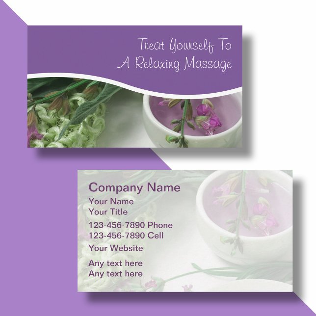Massage Business Cards (Creator Uploaded)
