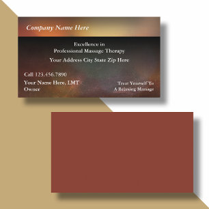 Massage Business Cards