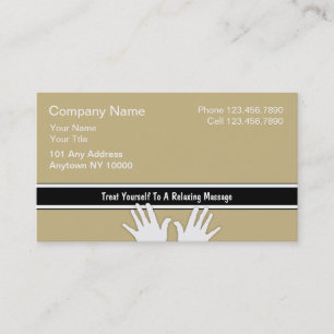 Massage Business Cards