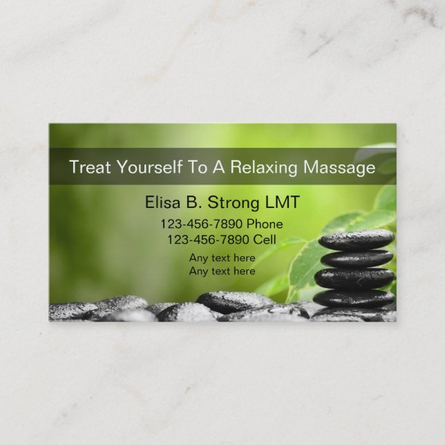 Massage Business Cards (Front)