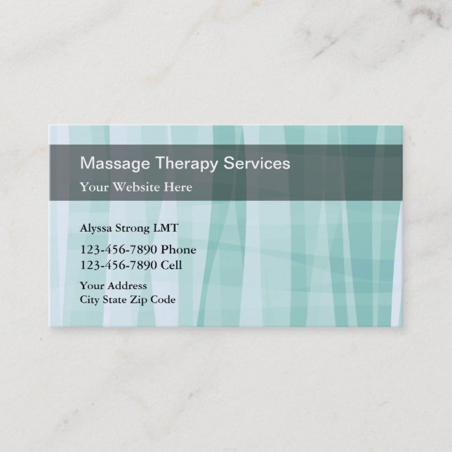 Massage Business Cards (Front)