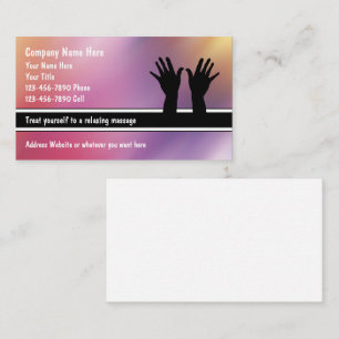 Massage Business Cards