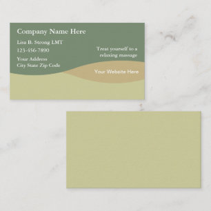 Massage Business Cards