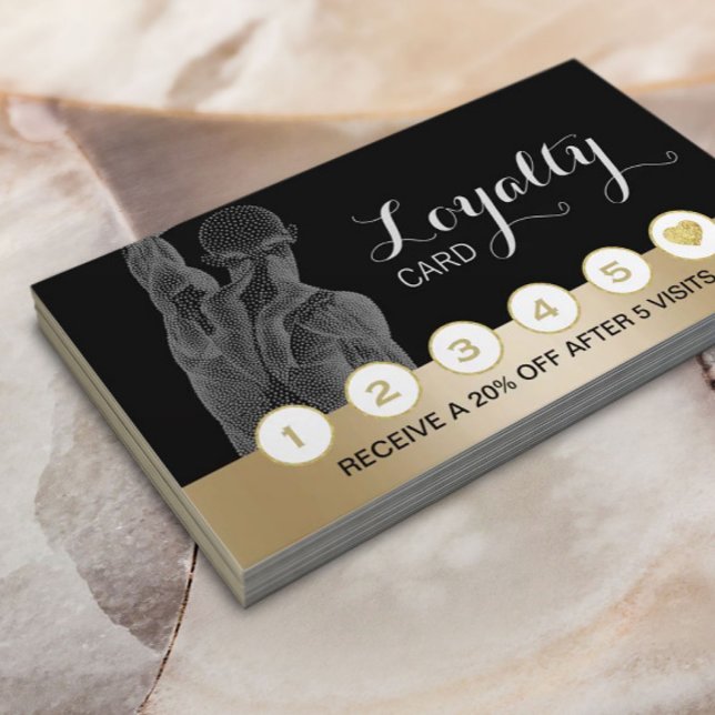 Massage Chiropractor Therapist Loyalty Punch Card (Creator Uploaded)