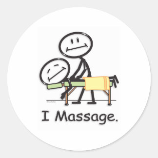 Massage Classic Round Sticker