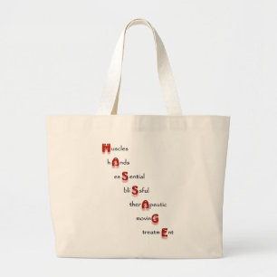 MASSAGE+gifts Large Tote Bag