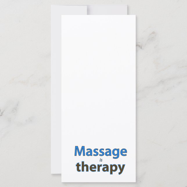 Massage is therapy (Front)