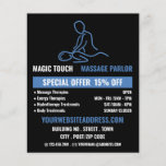 Massage Logo, Massage Therapy, Massage Parlour Flyer<br><div class="desc">Massage Logo,  Massage Therapy,  Massage Parlour Advertising Flyers By The Business Card Store.</div>