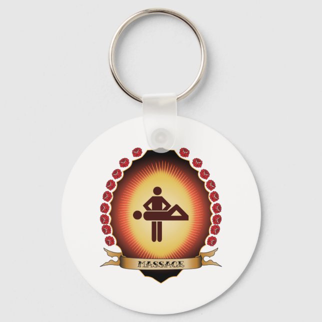 Massage Mandorla Key Ring (Front)