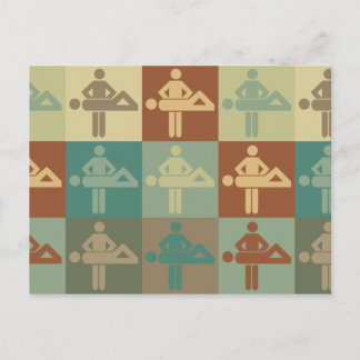 Massage Pop Art Postcard