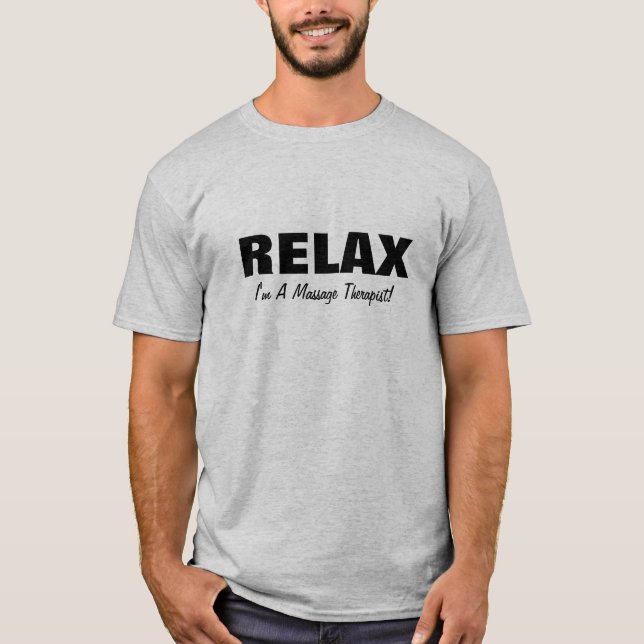 Massage Relax (customisable) T-Shirt (Front)