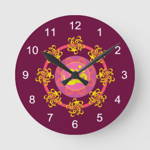 Massage Room Clocks - Om Mandala