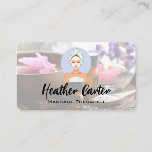 Massage Spa Logo Business Card