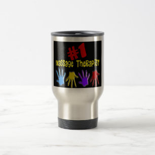 Massage Therapist "#1" Gifts Travel Mug
